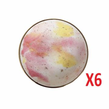 Porland 04ALM003386 Cosmos Mini 10 cm 6'lı Kase Seti
