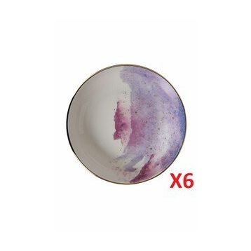 Porland 04ALM003447 17 cm 415 cc 6'lı Cosmos Desen Kase