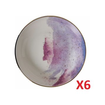 Porland 04ALM003447 17 cm 415 cc 6'lı Cosmos Desen Kase