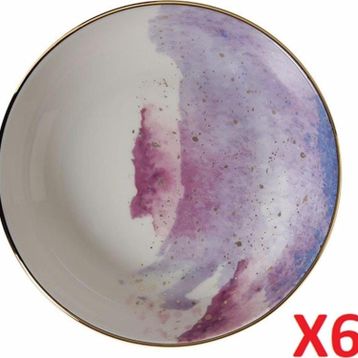 Porland 04ALM003447 17 cm 415 cc 6'lı Cosmos Desen Kase