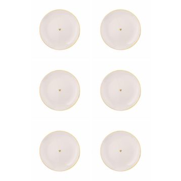 Porland 04ALM005810 Date 17 cm 6'lı Düz Tabak