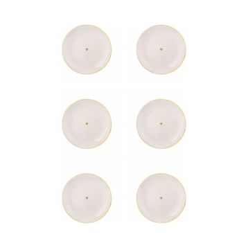 Porland 04ALM005810 Date 17 cm 6'lı Düz Tabak