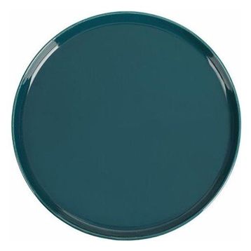 Porland 04ALM007221 21 cm Danshari Forest Altın Yaldız Düz Tabak