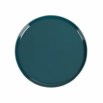 Porland 04ALM007221 21 cm Danshari Forest Altın Yaldız Düz Tabak