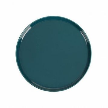 Porland 04ALM007221 21 cm Danshari Forest Altın Yaldız Düz Tabak