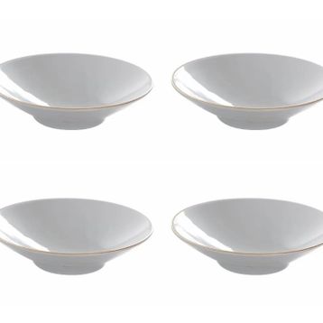 Porland 04AP019525 20 cm Altın Yaldız Çukur Tabak