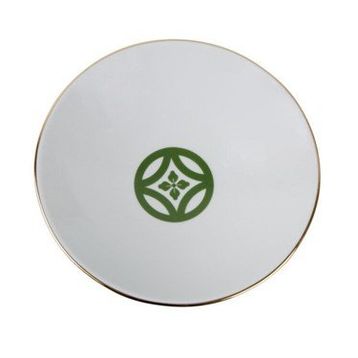 Porland 04A+P021324 20 cm Morocco Desen1 Yeşil Çukur Tabak
