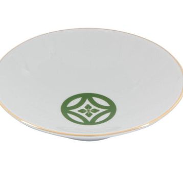 Porland 04A+P021324 20 cm Morocco Desen1 Yeşil Çukur Tabak