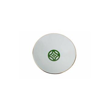 Porland 04A+P021324 20 cm Morocco Desen1 Yeşil Çukur Tabak