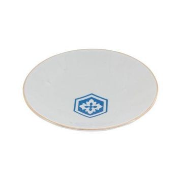 Porland 04A+P021326 20 cm Morocco Desen2 Mavi Çukur Tabak