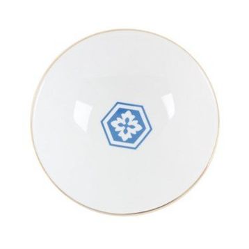 Porland 04A+P021326 20 cm Morocco Desen2 Mavi Çukur Tabak