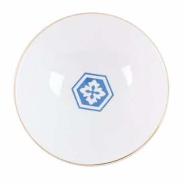 Porland 04A+P021326 20 cm Morocco Desen2 Mavi Çukur Tabak