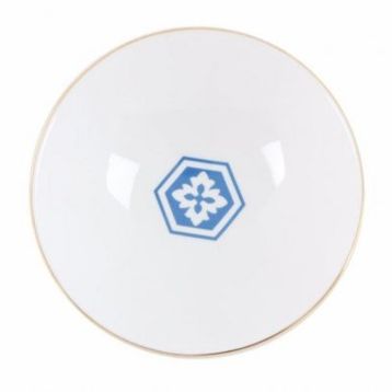 Porland 04A+P021326 20 cm Morocco Desen2 Mavi Çukur Tabak