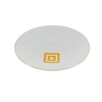 Porland 04A+P021330 20 cm Morocco Desen4 Sarı Çukur Tabak