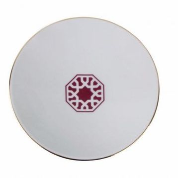 Porland 04A+P021332 20 cm Morocco Desen5 Fuşya Çukur Tabak