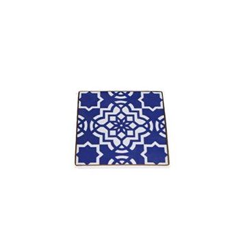 Porland 04A+P021653 10x10 cm Morocco Desen 7 Mor Bardak Altlığı