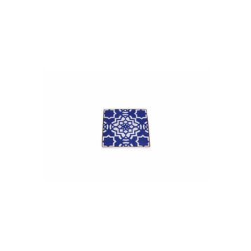 Porland 04A+P021653 10x10 cm Morocco Desen 7 Mor Bardak Altlığı