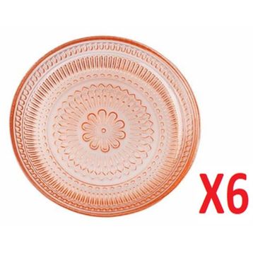 Porland 04FIA002589 Lina Turuncu 17 cm 6'lı Tabak