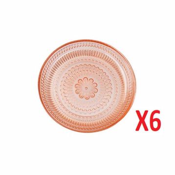 Porland 04FIA002589 Lina Turuncu 17 cm 6'lı Tabak
