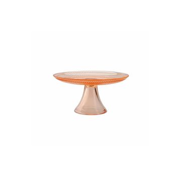 Porland 04FIA002591 Lina 17 cm Turuncu Ayaklı Tabak