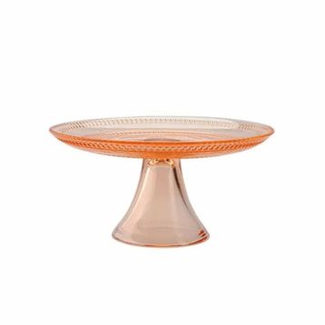 Porland 04FIA002591 Lina 17 cm Turuncu Ayaklı Tabak