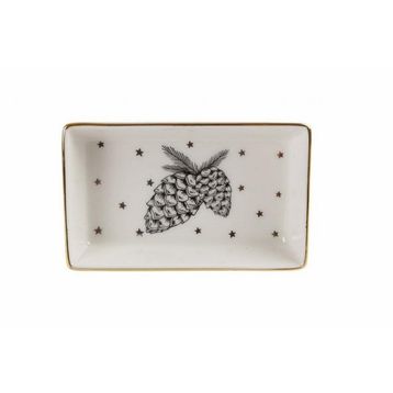 Porland 04LFH000445 11 cm Forest Kahvaltı Meze Tabağı