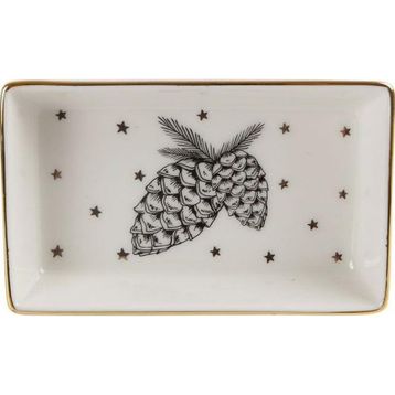 Porland 04LFH000445 11 cm Forest Kahvaltı Meze Tabağı