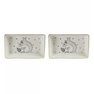 Porland 04LFH000447 2'li 13 cm Forest Kahvaltı Meze Tabağı