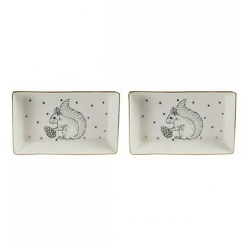 Porland 04LFH000447 2'li 13 cm Forest Kahvaltı Meze Tabağı