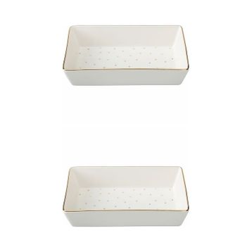 Porland 04LFH000583 Forest 12x20 cm 2'li Kahvaltı Meze Tabağı