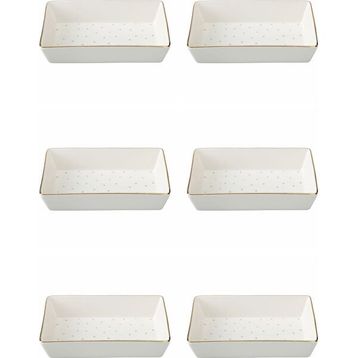 Porland 04LFH000583 Forest 12x20 CM 6'lı Kahvaltı Meze Tabağı