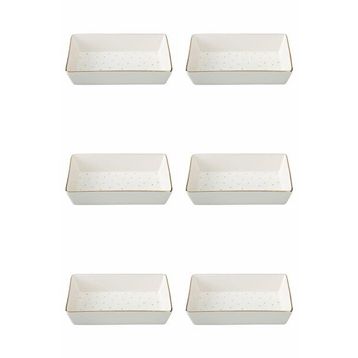 Porland 04LFH000583 Forest 12x20 CM 6'lı Kahvaltı Meze Tabağı