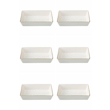 Porland 04LFH000583 Forest 12x20 CM 6'lı Kahvaltı Meze Tabağı