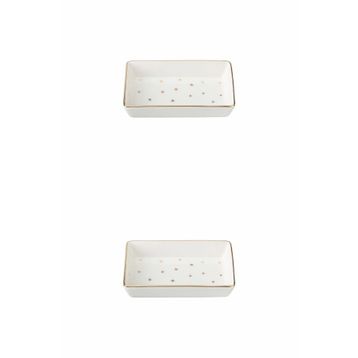Porland 04LFH000587 Forest 7x11 cm 2'li Kahvaltı ve Meze Tabağı
