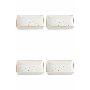 Porland 04LFH000587 Forest 7x11 cm 4'lü Kahvaltı ve Meze Tabağı