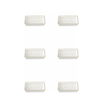 Porland 04LFH000587 Forest 7x11 cm 6'lı Kahvaltı ve Meze Tabağı