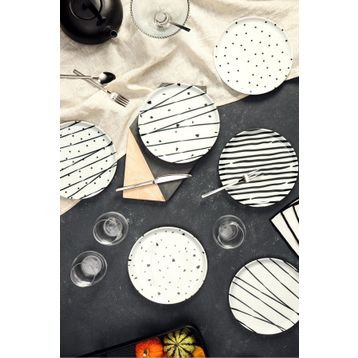 Porland 04PPO000401 6 Parça Sidereal 6 Kişilik Pasta Takımı