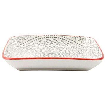 Porland 04sty005204 13 cm Mix Match Gri Düz Tabak