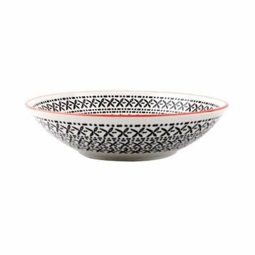 Porland 04STY005209 19 cm Mix Match Siyah Çukur Tabak
