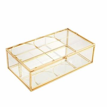 Porland 04STY008245 18x10x5 cm Folha Dekoratif Kutu