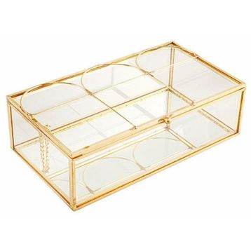 Porland 04STY008245 18x10x5 cm Folha Dekoratif Kutu
