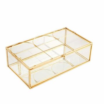 Porland 04STY008245 18x10x5 cm Folha Dekoratif Kutu