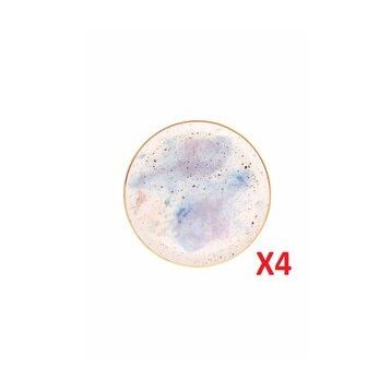 Porland 162917 Cosmos 17 cm Desen 4 Düz Tabak