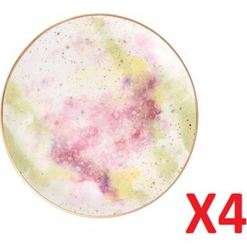 Porland 162917 Cosmos 17 cm Desen 4 Düz Tabak