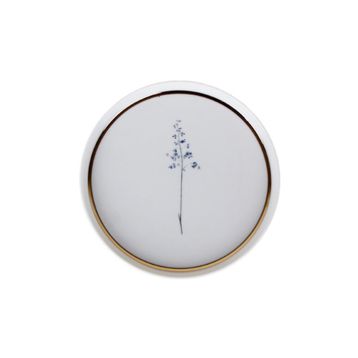 Porland 18 cm Botanical Desen8 Tekli Düz Tabak
