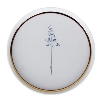 Porland 18 cm Botanical Desen8 Tekli Düz Tabak