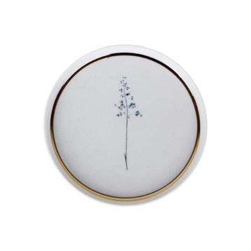 Porland 18 cm Botanical Desen8 Tekli Düz Tabak