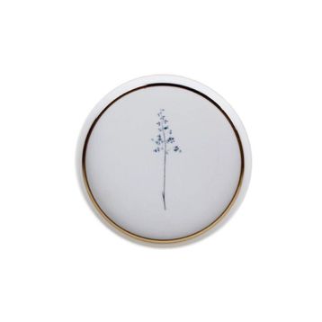 Porland 18 cm Botanical Desen8 Tekli Düz Tabak