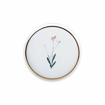 Porland 18 cm Desen 4 Botanical Serisi Düz Tabak