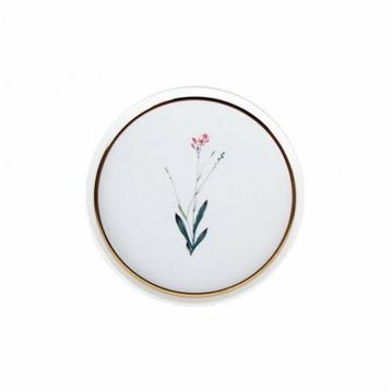 Porland 18 cm Desen 4 Botanical Serisi Düz Tabak